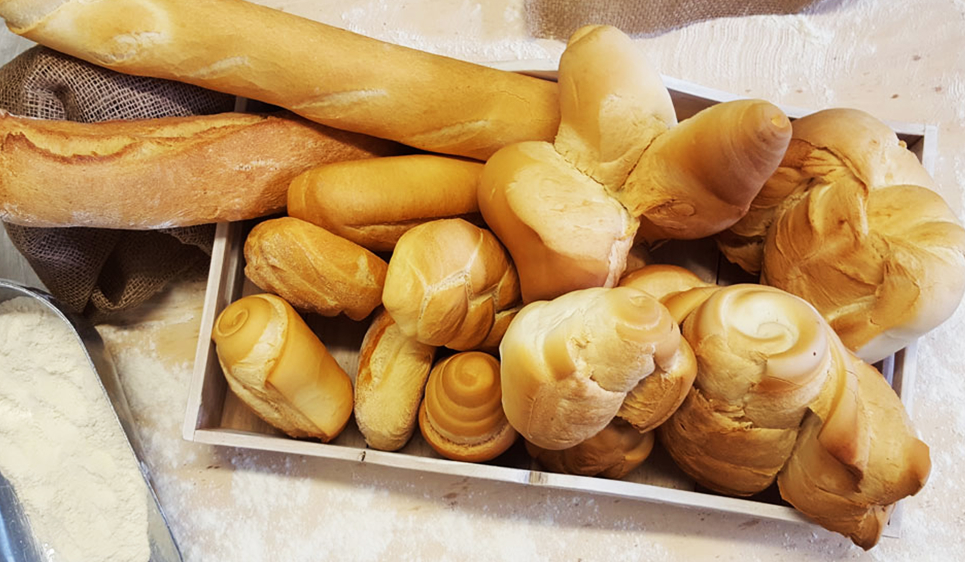 Pane con farina di grano tenero